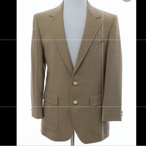 WALL STREET COLLECTIONS Tan Suit Jacket  Size 48L NWOT